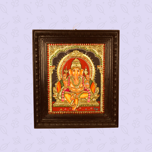 Thar Arts And Furniture - Tanjore Painting Ganesha