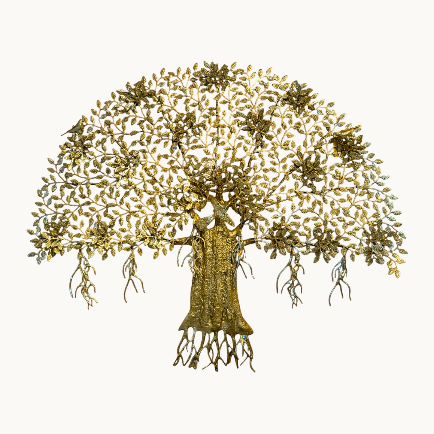 Thar Arts and Furniture - Handcrafted Brass Tree of Life Wall Art | Premium Metal Wall Decor for Home & Living Room