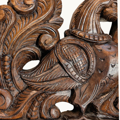 Thar Arts and Furniture - Wooden Pair of Hamsa Bird (Annapakshi)