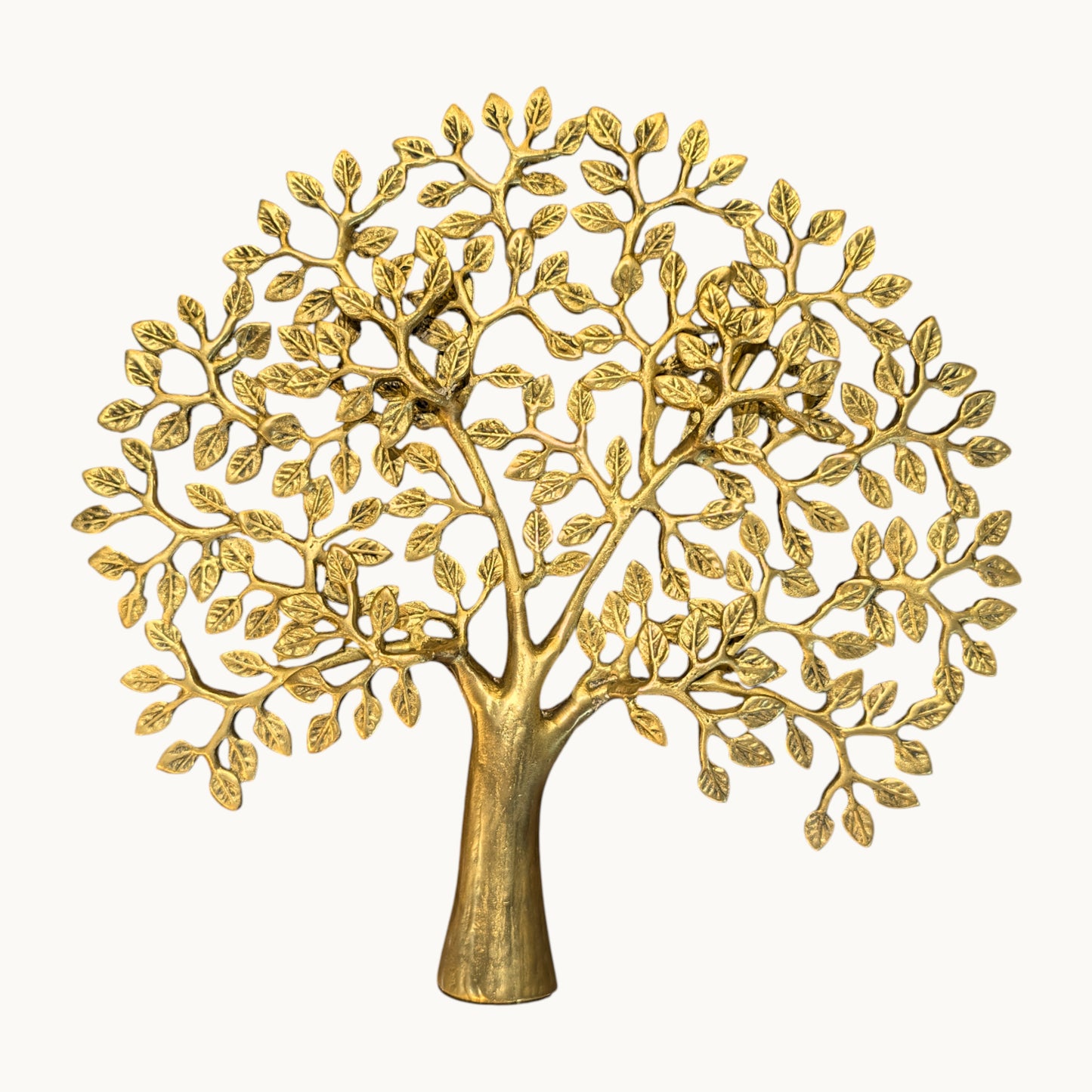 Thar Arts and Furniture - Brass Tree of Life Showpiece – Handcrafted Golden Tree Sculpture for Home & Office Décor