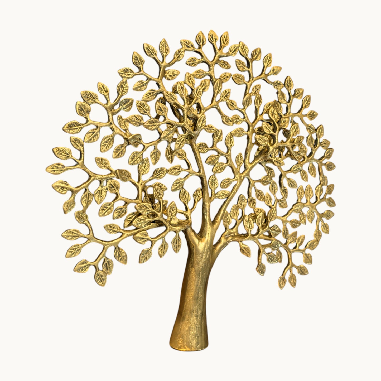 Thar Arts and Furniture - Brass Tree of Life Showpiece – Handcrafted Golden Tree Sculpture for Home & Office Décor