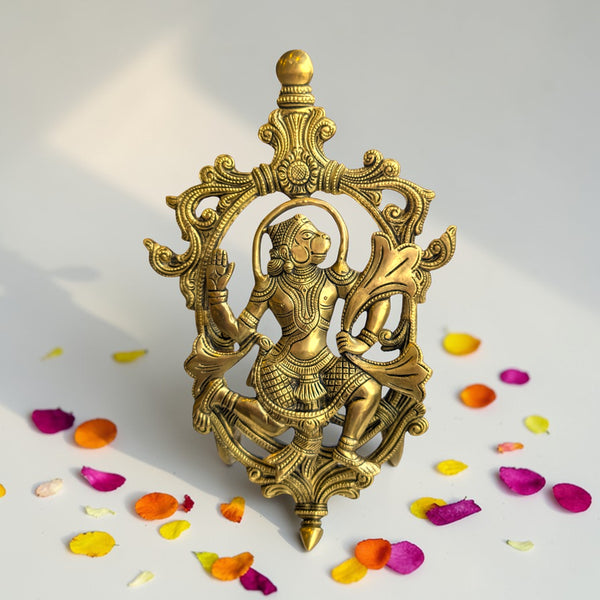 Brass Hanuman Statue – Spiritual Idol for Pooja & Home Decor
