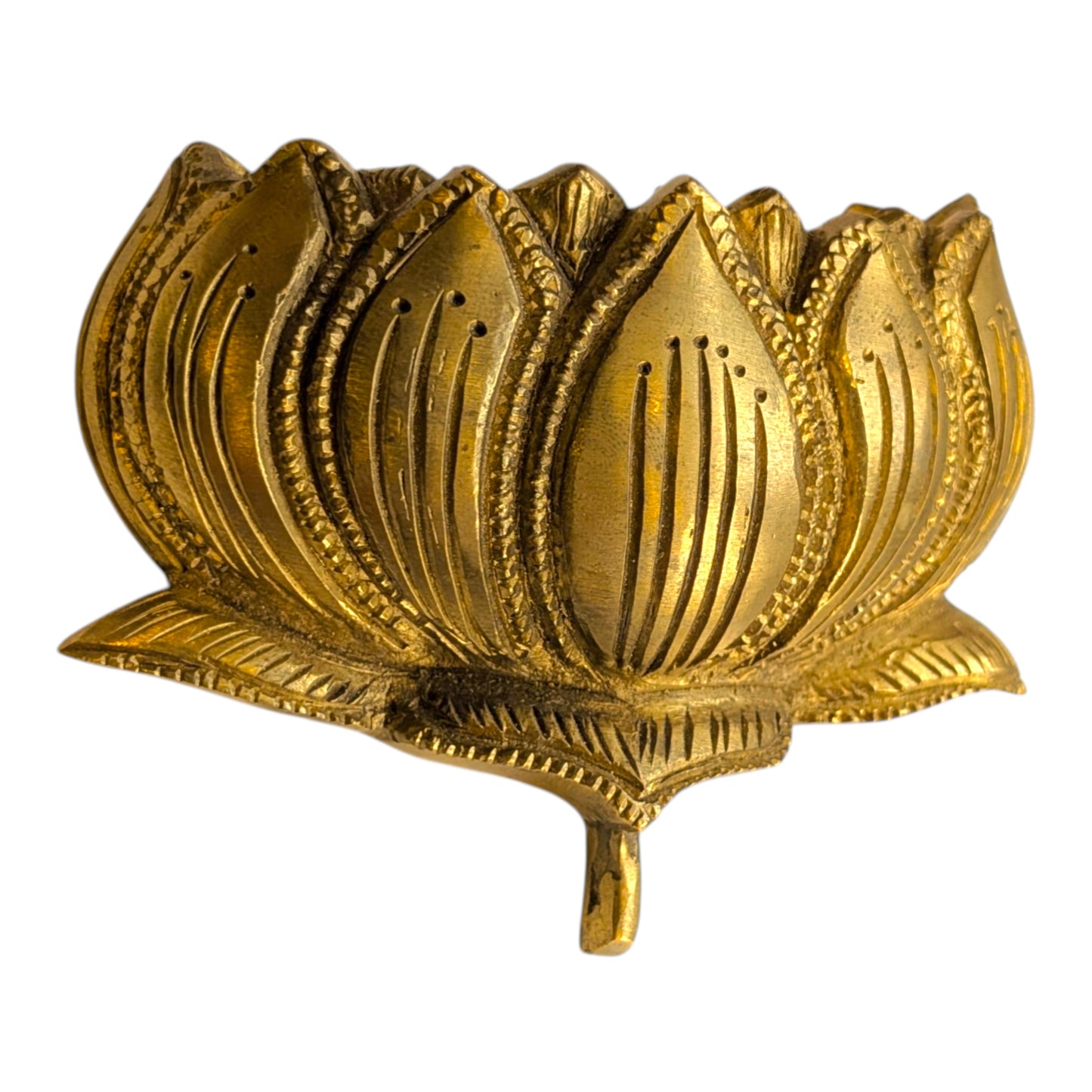 Brass Lotus Wall Decor – Decorative Brass Wall Hanging for Home & Pooja