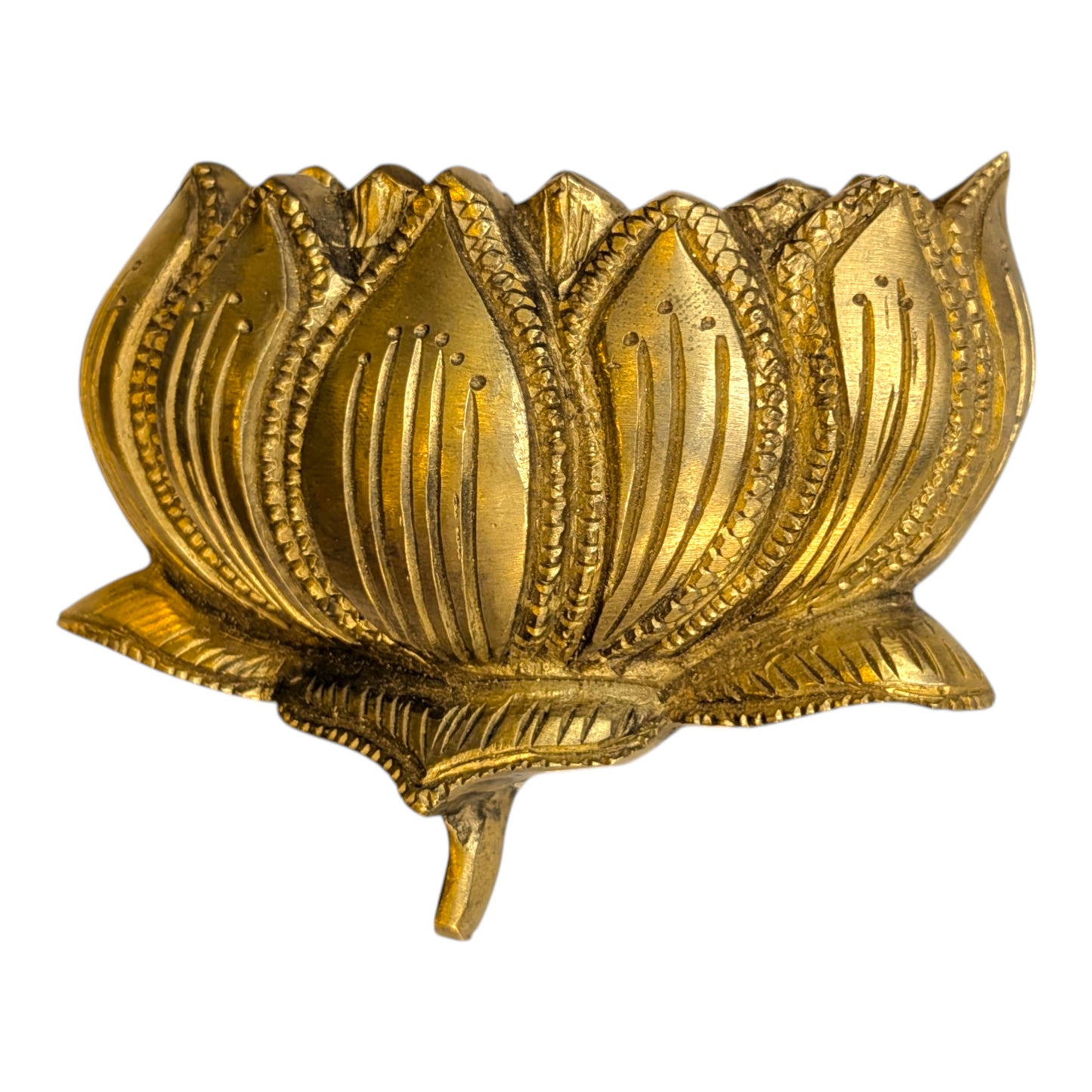 Brass Lotus Wall Decor – Decorative Brass Wall Hanging for Home & Pooja