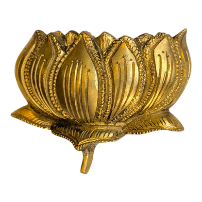 Brass Lotus Wall Decor – Decorative Brass Wall Hanging for Home & Pooja