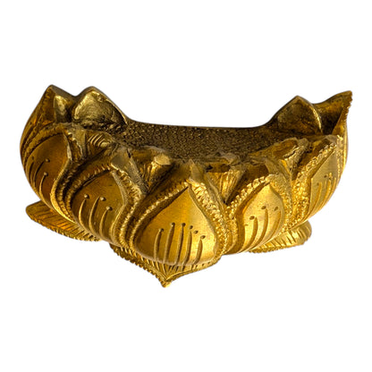 Brass Lotus Wall Decor – Decorative Brass Wall Hanging for Home & Pooja
