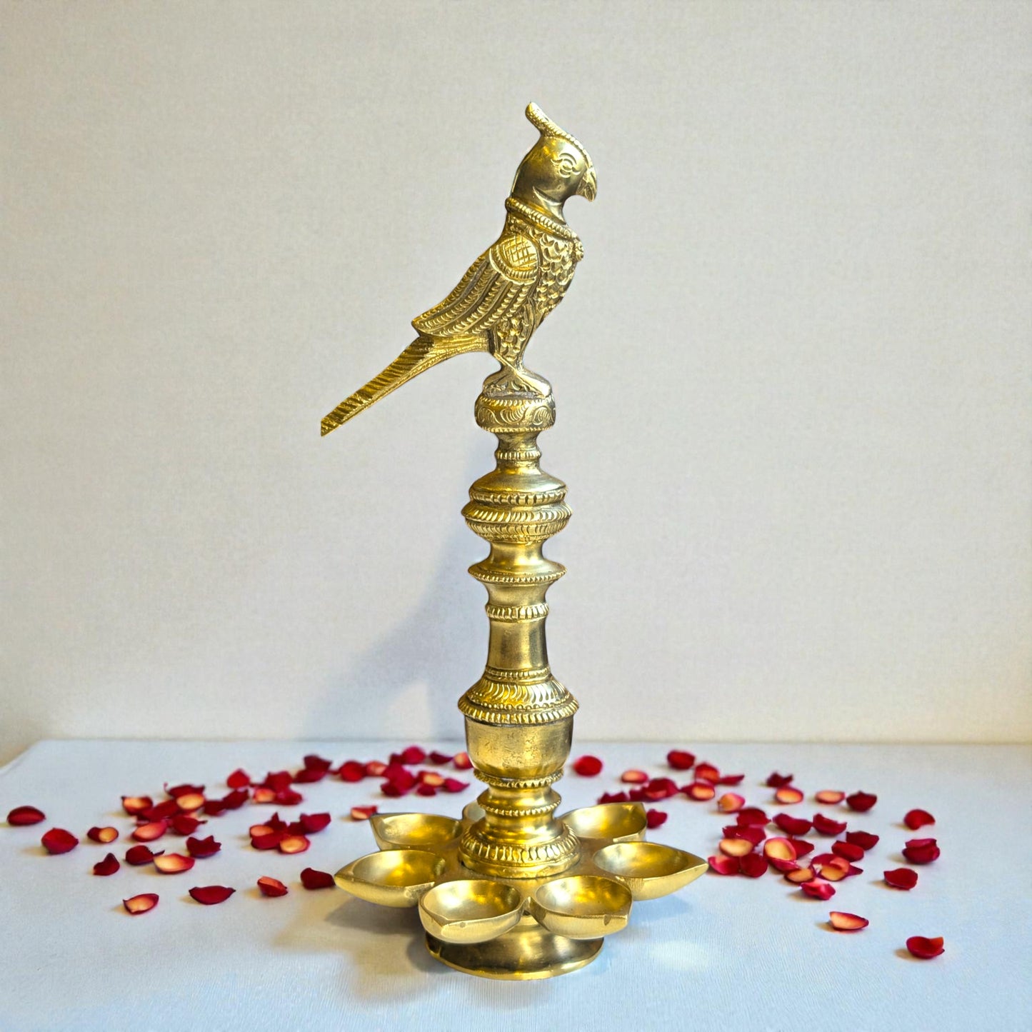 Brass Multi-Wick Deepam Collection – Traditional Oil Lamps for Pooja | Thar Arts & Furniture