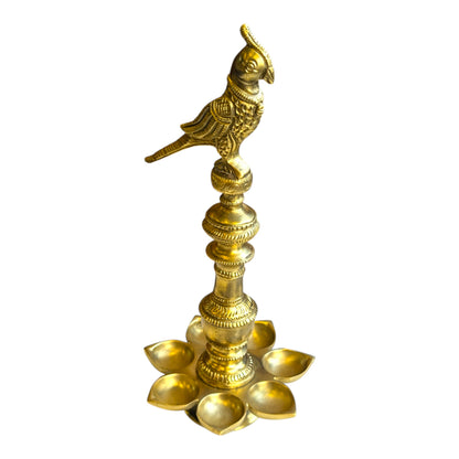 Brass Multi-Wick Deepam Collection – Traditional Oil Lamps for Pooja | Thar Arts & Furniture