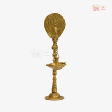 Brass Peacock Lamp