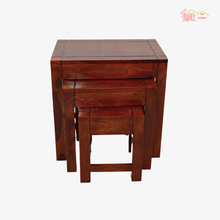 Wooden Stool Set of 3 pcs