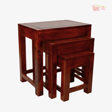 Wooden Stool Set of 3 pcs