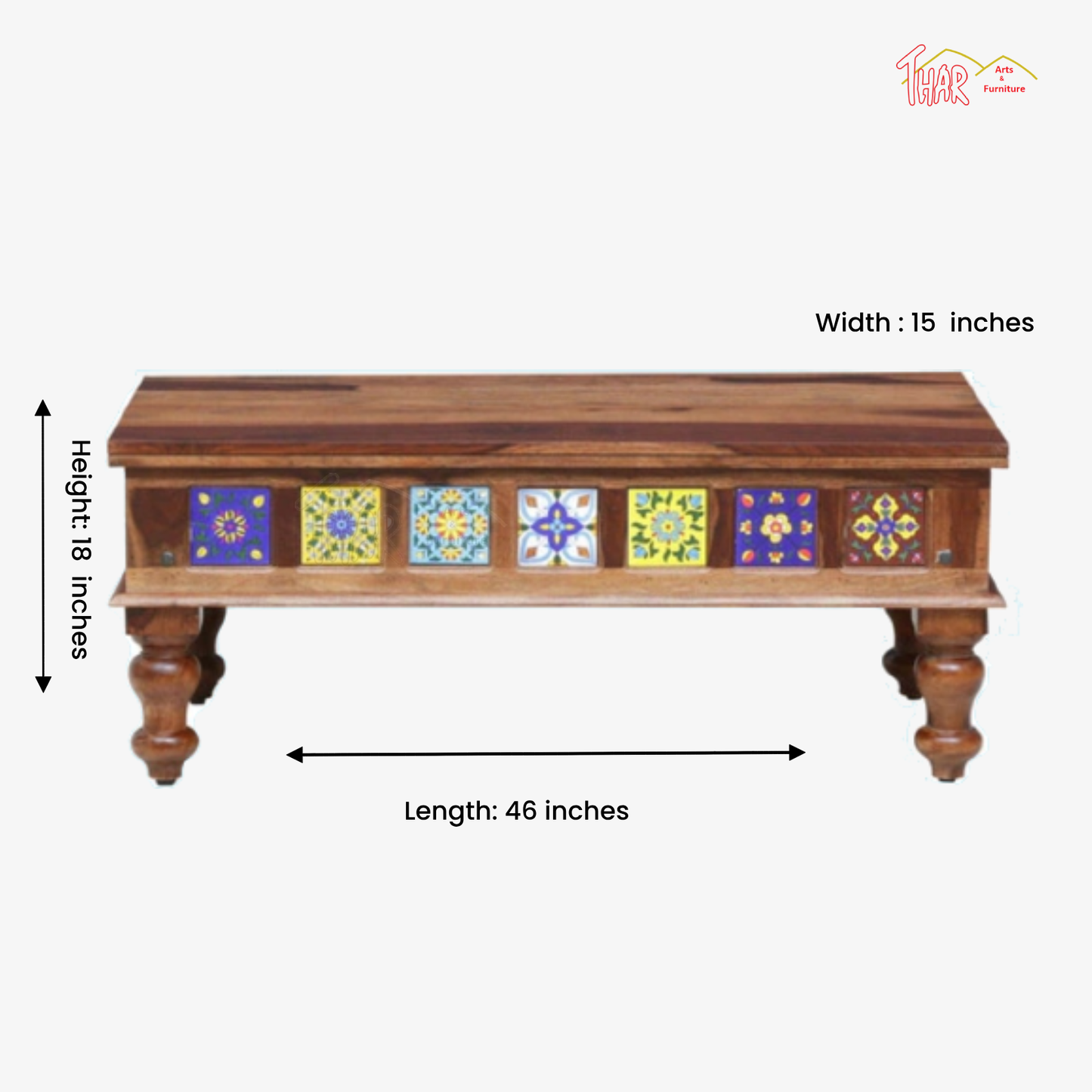 Sheesham Bench ( Brown Color )