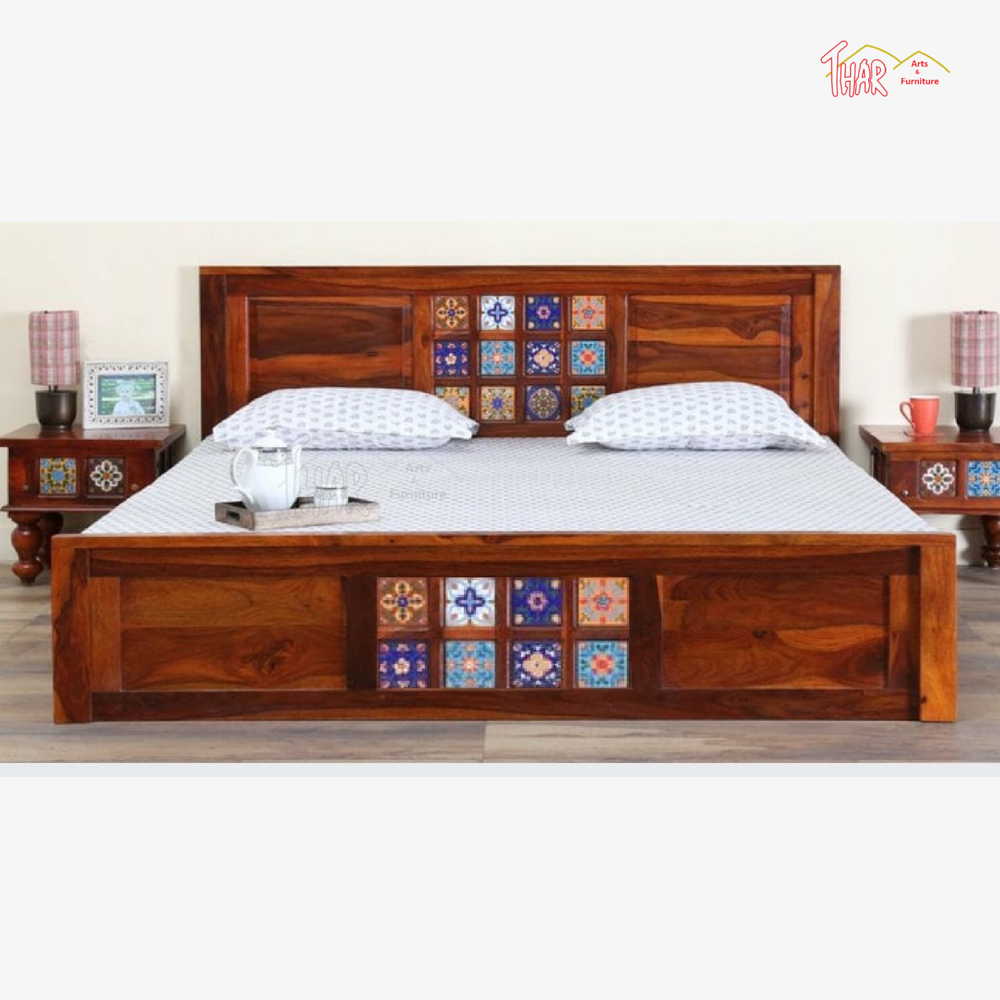 Sheesham King Size Bed