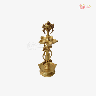 Brass Shankh Lamp