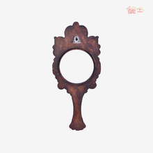 Wooden Rosewood Hand Mirror with Yalli