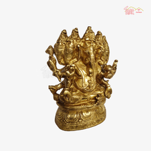 Brass 5 Face Ganesha