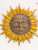 Brass Sun Wall Hanging