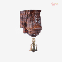 Teakwood Wall Bracket with Bell