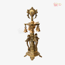 Brass Shankh Lamp