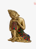 Brass Thinking Buddha