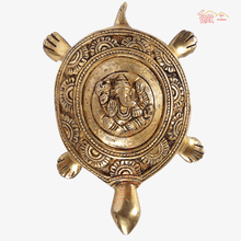 Brass Tortoise Ganesha