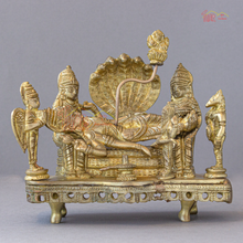 Decorative Brass Idol Of Vishnu