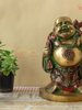 Brass Laughing Buddha Statue