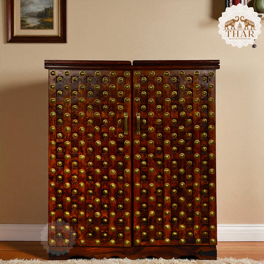 Thar Arts And Furniture -  Sheesham Bar Cabinet