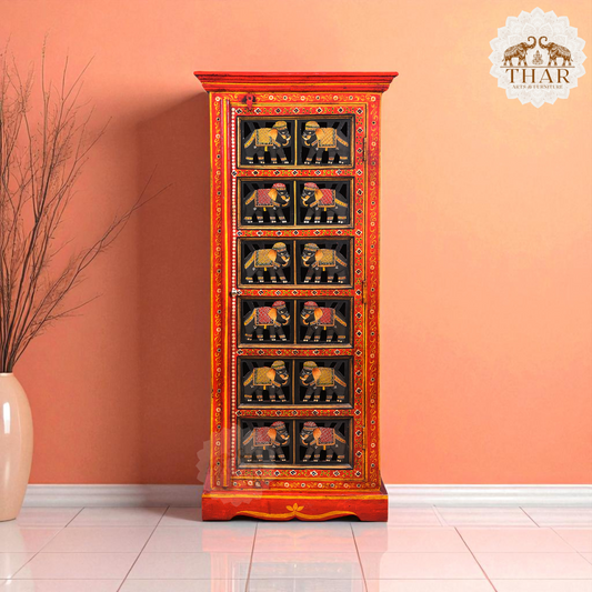 Thar Arts And Furniture - Hand Painted Cabinet