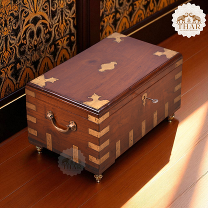 Thar Arts And Furniture - Handmade Teak Wood Jewellery Box
