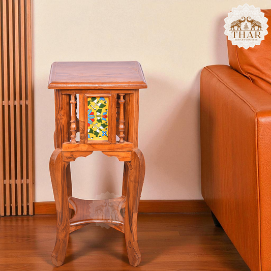 Thar Arts And Furniture - Teak wood Side Table