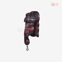 Vaagai Wooden Ganesha Mask Wall Hanging