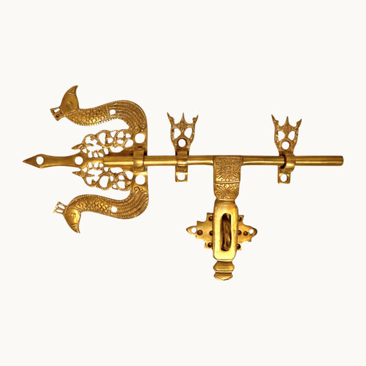 Thar Arts And Furniture - Brass Manichithra Main Door Lock