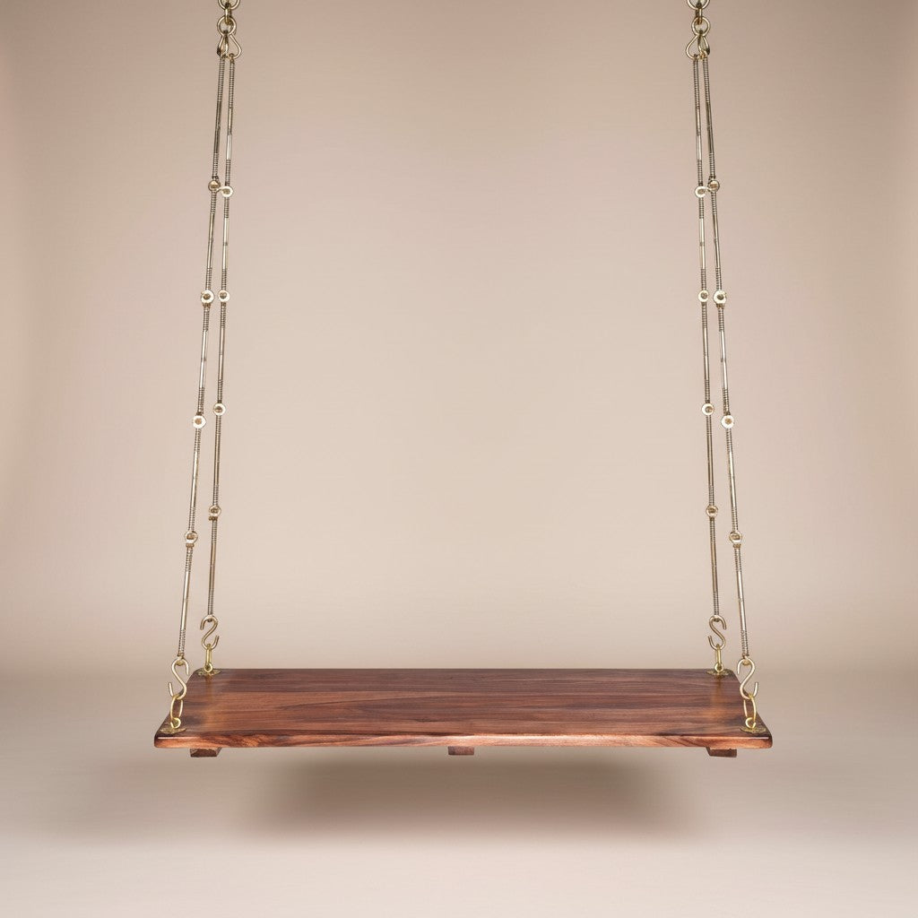 Sheesham Wood Swing Plank – Honey Finish