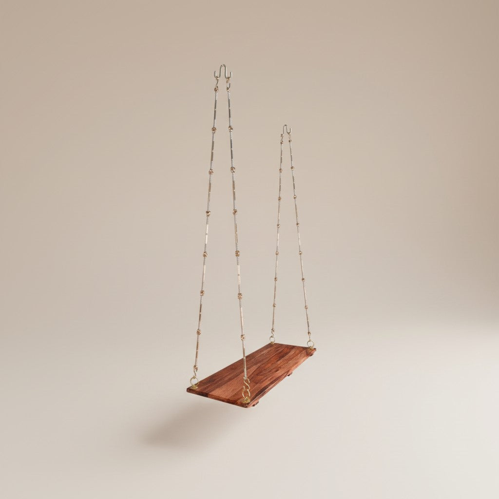 Sheesham Wood Swing Plank – Honey Finish