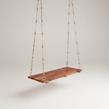 Sheesham Wood Swing Plank – Honey Finish