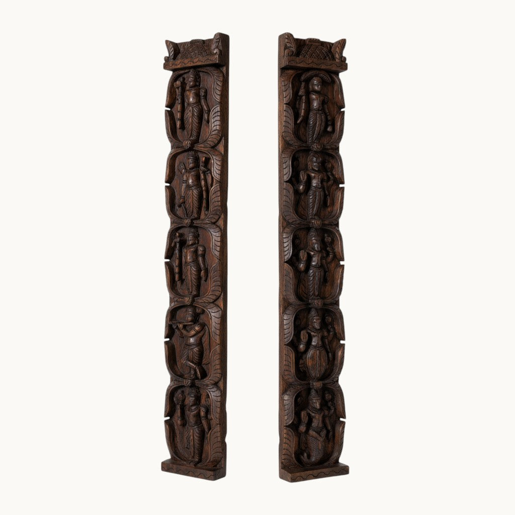 Thar Arts And Furniture - Dasavatar Vertical Panel