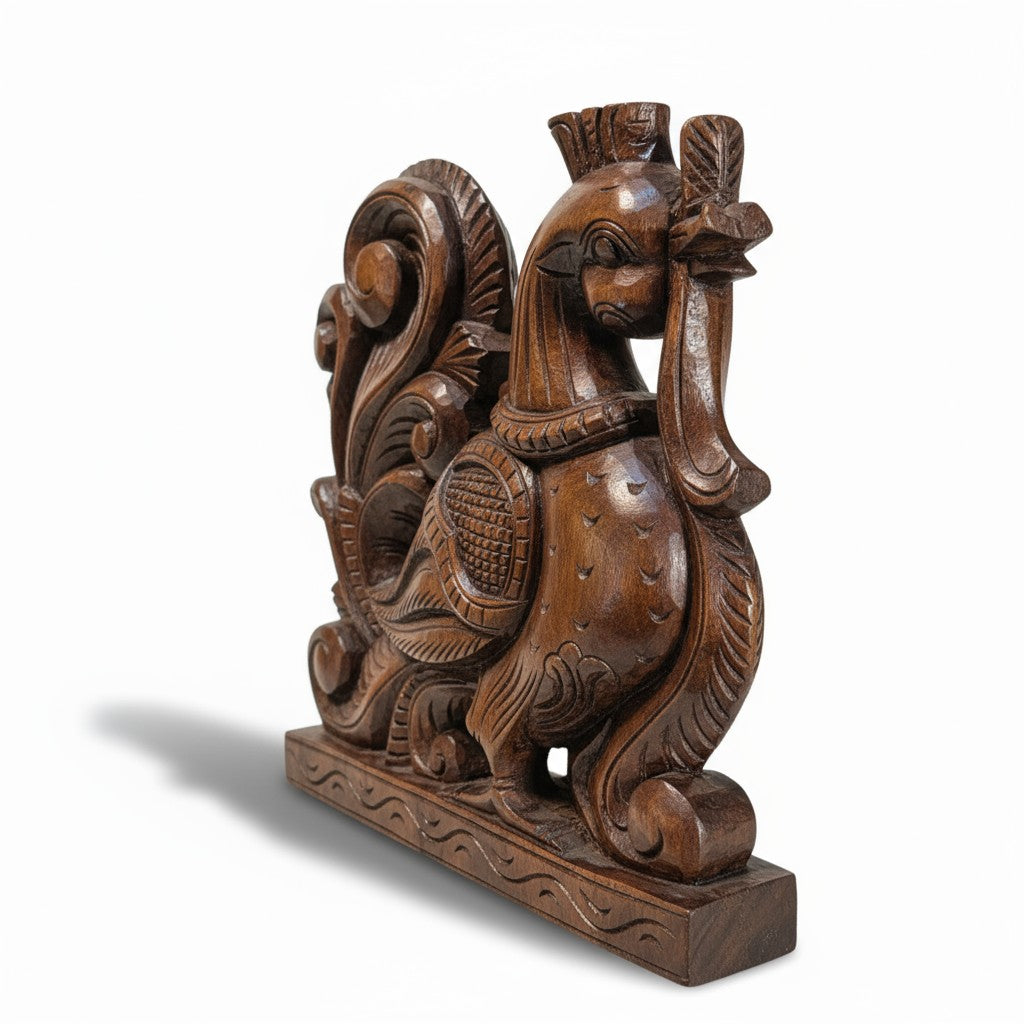 Thar Arts and Furniture - Wooden Pair of Hamsa Bird (Annapakshi)