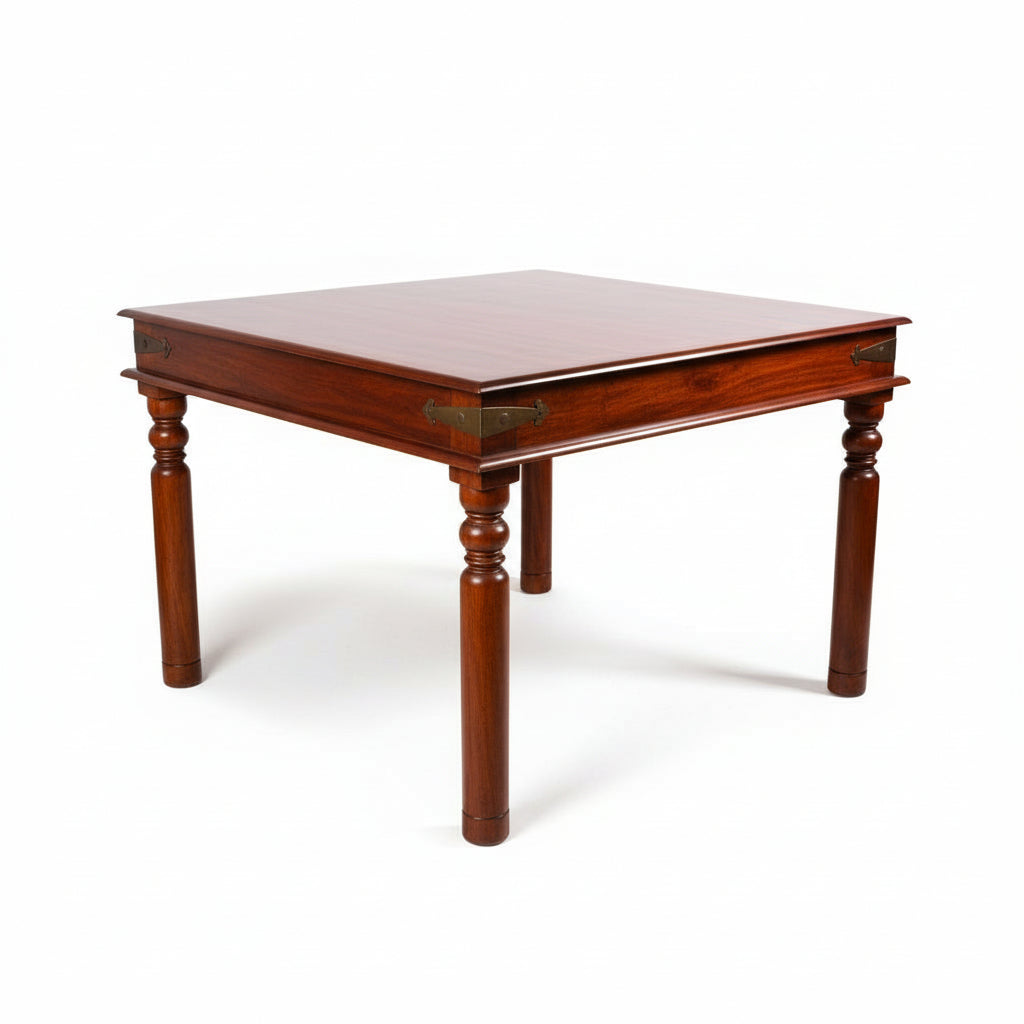 Solid Sheesham Wood Dining Table Set – 4 Seater | Classic Turned-Leg Design | Thar Arts & Furniture