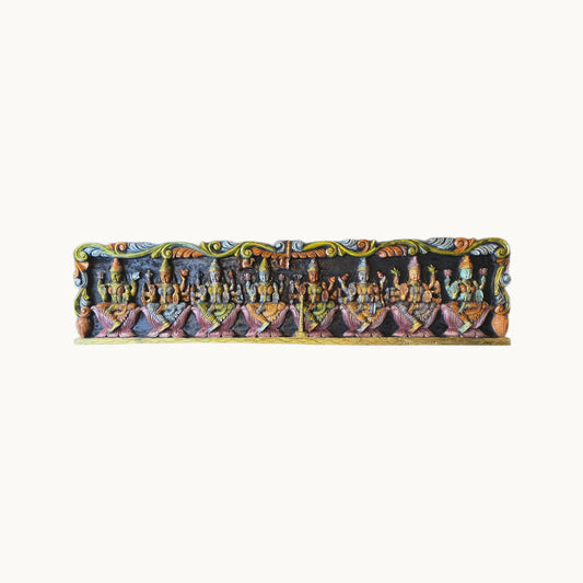 Thar Arts And Furniture - Painted Asthalakshmi Panel