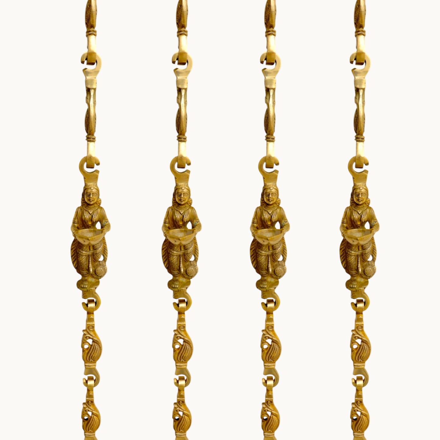 Thar Arts And Furniture - Swing Chain Single Peacock With Deep Lakshmi