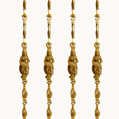 Thar Arts And Furniture - Swing Chain Single Peacock With Deep Lakshmi