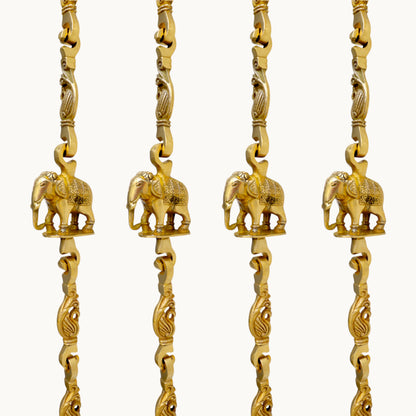 Thar Arts And Furniture - Swing Chain Single Peacock With Elephant