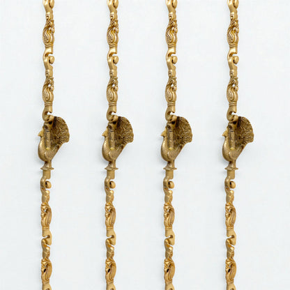 Thar Arts And Furniture - Swing Chain Single Peacock with Peacock Figure