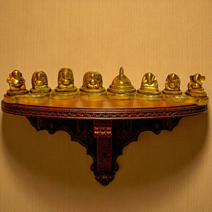 Thar Arts And Furniture - Brass Ashata Ganehsa Idols