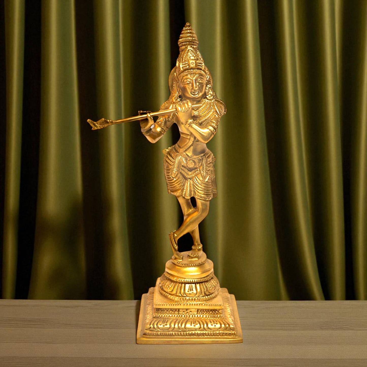 Thar Arts And Furniture - Brass Krishna Statues