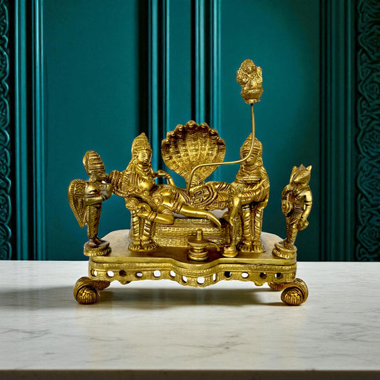 Thar Arts And Furniture - Brass Lord Vishnu Idol